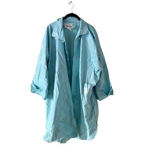 Super Rare Vintage Kenn Sporn for Wippette Light Blue Vinyl Raincoat OS